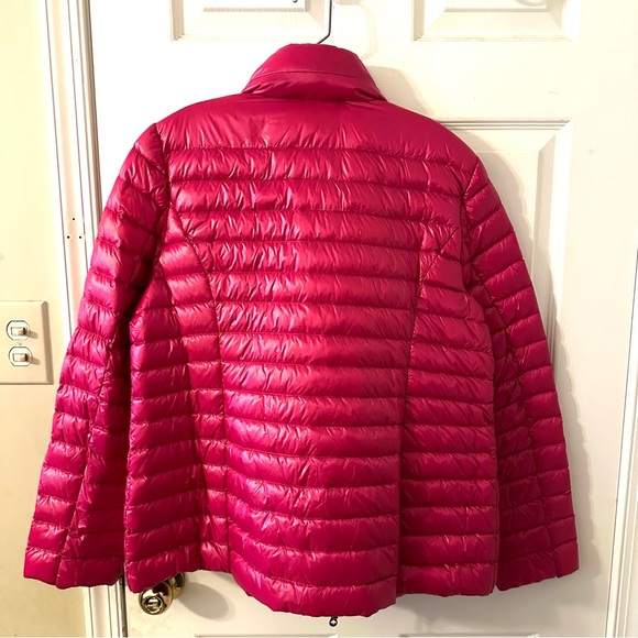 kate spade ♠️- Packable Down Jacket with Retractable Hood, “Hot Pink” , XL - Picture 10 of 16